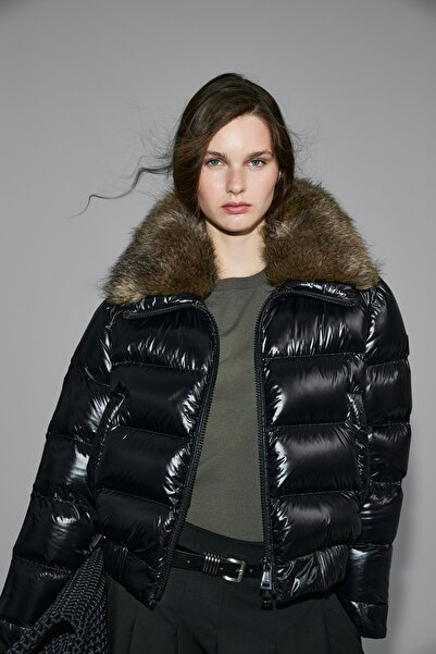 Lufian Daısy Kadın Şişme Mont 122120041,Siyah,36