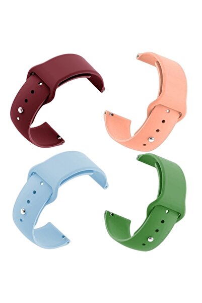 OptimStar Set curea ceas inteligent, 4 piese, lățime 22 mm, Samsung, Xiaomi, ...