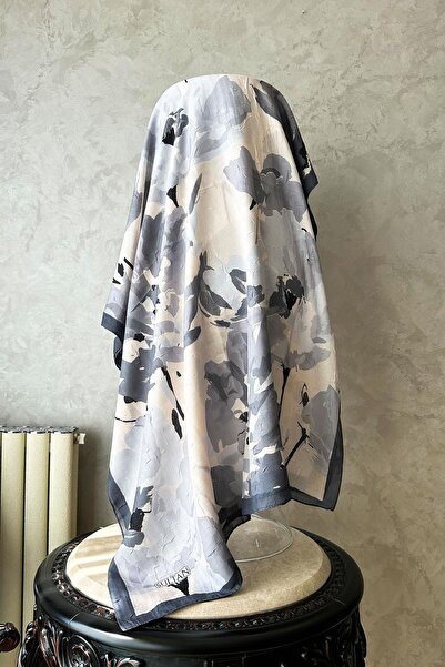 Sultan Eşarp Sultan Desenli Bambu Kraş Şal - Gizem Modeli - DK02-03