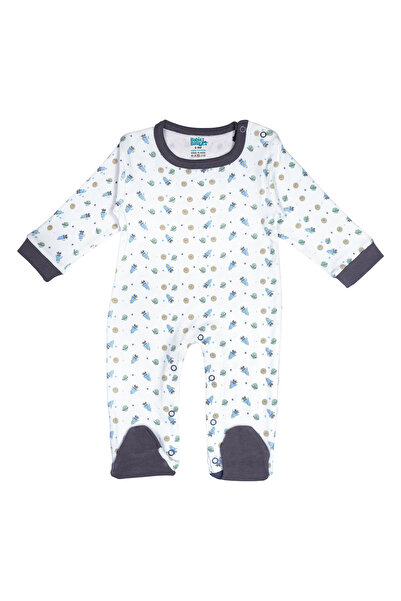 Babies Basic 5 piece Unisex 100% Cotton Sets include Bib, Romper, Mittens, Cap and Sleepsuit/Jumpsuit