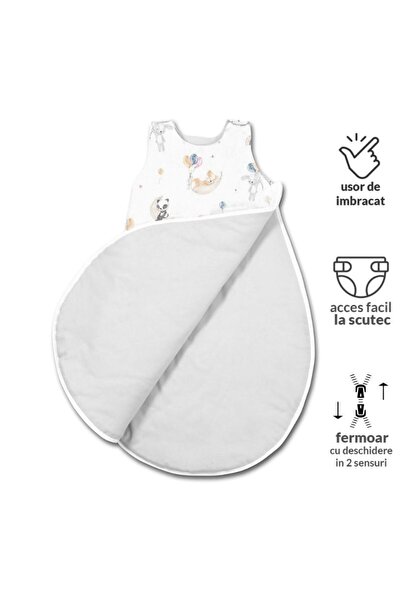 Kidizi Sweet Dreams Baby Sleeping Bag 0-6 Months, 1 Tog