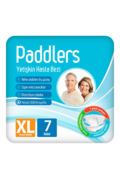 Paddlers Yetişkin Hasta Bantlı Bez X-Large 7 Adet