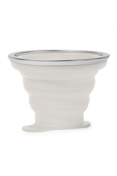 Nurio Cană pliabilă din silicon - Albă -