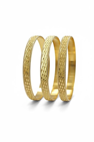 Çgk Çiğdem Gürel Kuyumculuk Desenli Altın Bilezik