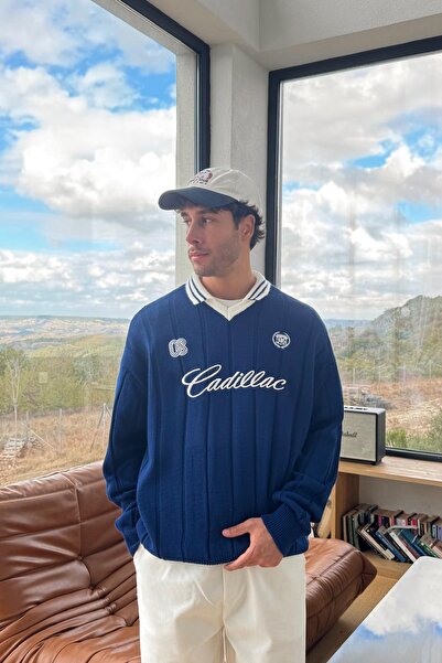 Flaw Wear Cadillac Вишитий поло з коміром-стійкою