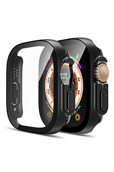 Microsonic Apple Watch Ultra 3 Kılıf Matte Premium WatchBand Siyah