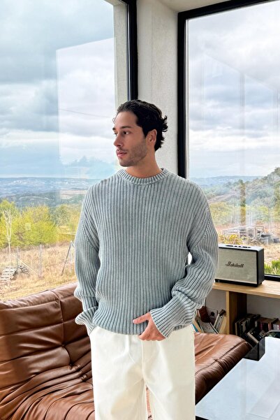 Flaw Wear Ribbed Knitwear Sweater