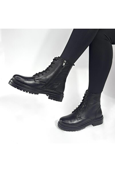 MEY HAKİKİ DERİ POSTAL KALIN TABAN BOT M4584