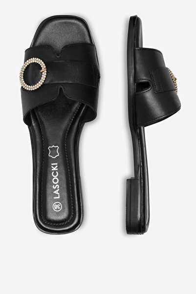 LASOCKI γυναικεία σαγιονάρα 5905588619598 Μαύρο