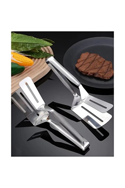 Perfect Home Stainless steel serving meat tongs