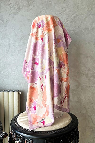 Sultan Eşarp Sultan Desenli Bambu Kraş Şal - Gizem Modeli - DK02-07