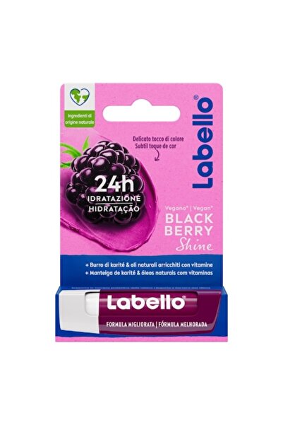 LABELLO Balsam de buze Blackberry Shine, 4,8 g / 5,5 ml