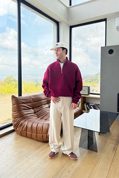 Flaw Wear Half Zip Sweatshirt