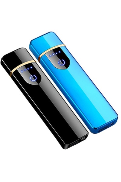 OptimStar Brichetă electrică, reîncărcabilă, cablu USB, aprindere dublă, rezi...