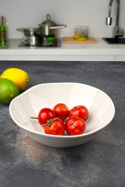 Bev Kitchen Seashell 20 Cm Yuvarlak Salata Kase Tek Kişilik Salata Kase