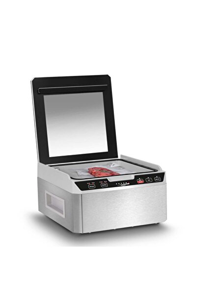 CASO Germany Aparat de etanșat în vid cu cameră, Caso Germania, VacuChef 40, vid uscat/umed/lichid, argintiu