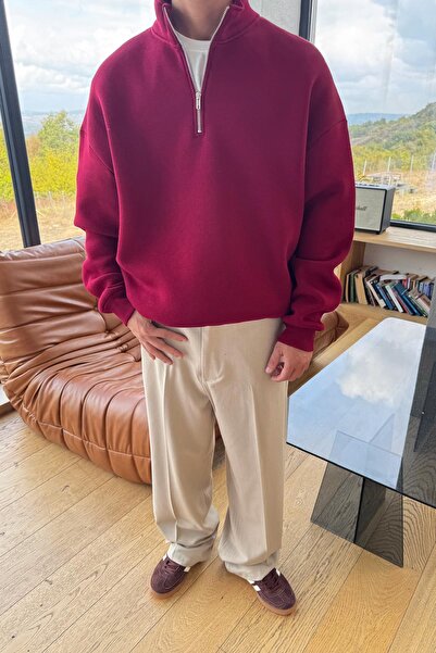 Flaw Wear Half Zip Sweatshirt