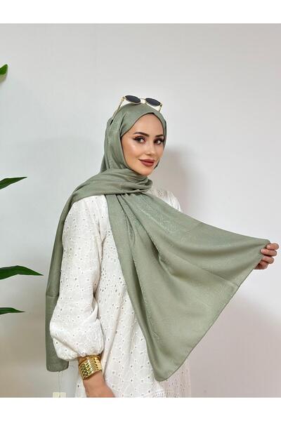 Soft & Pure Scarfs BY GD Menfure Desen - Çağla yeşili