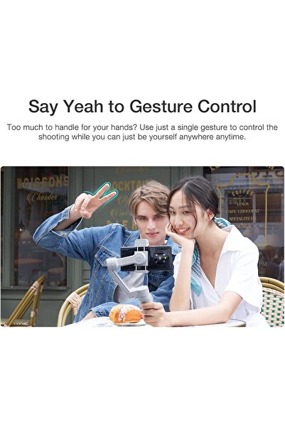 ZHIYUN Smooth Q3 Combo 3-Axis Foldable Smartphone Gimbal with 180° Rotatable Fill Light