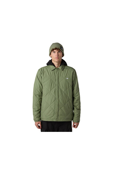 THE NORTH FACE M Afterburner Insulated Flannel Erkek Outdoor Ceketi (Çift Tafaflı) NF0A82V3EXF1 Yeşi