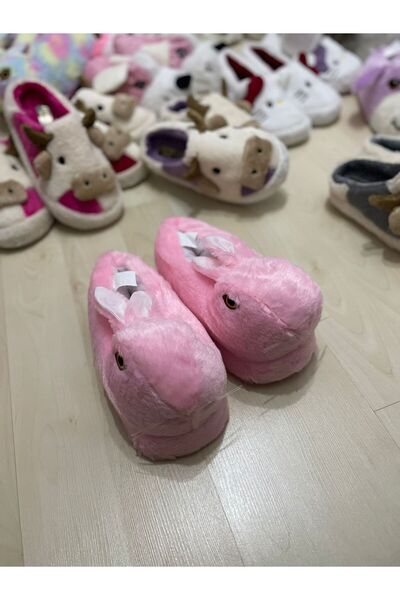 kuru Sevimli Figürlü Pofidik Ev Botu Panduf – Sıcacık ve Kaymaz Tabanlı