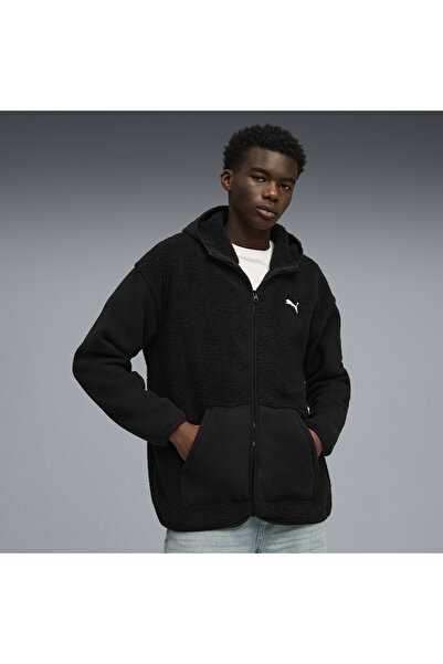 Puma Essentials Elevated Relaxed Winterized Full-Zip Hoodie Men