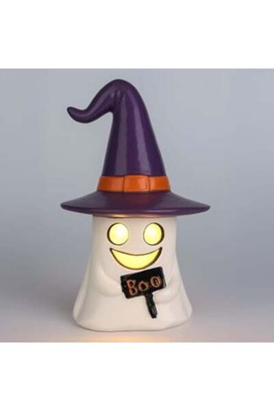 OEMN Fantomă decorativă de Halloween cu LED din polirășină