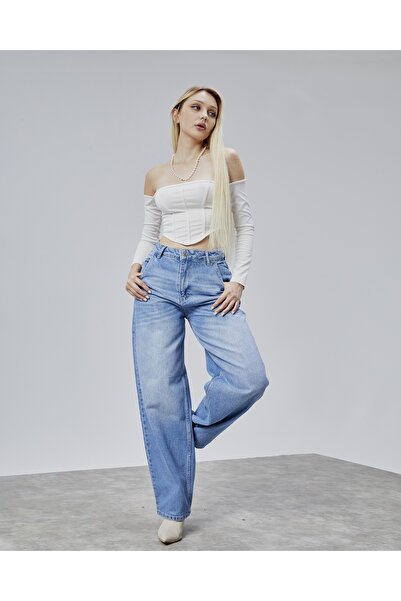 BEJNA Pantaloni de damă Skater Jean