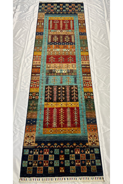 Afgan Halı El Dokuma 100% Yün Elsanat Eserı ile Harıka Sultanı Desenlı