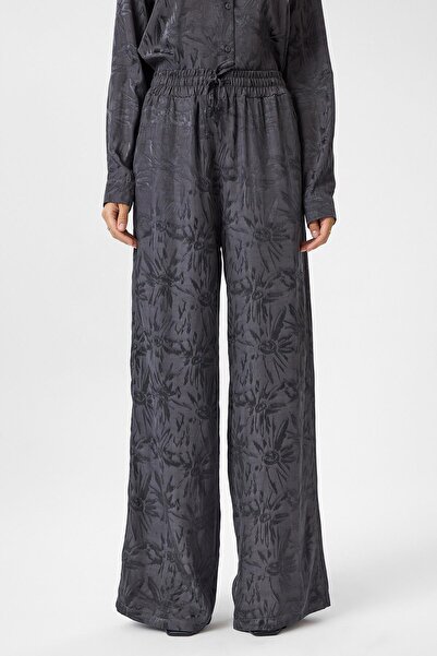 TIFFANY&TOMATO Desenli Saten Pantolon
