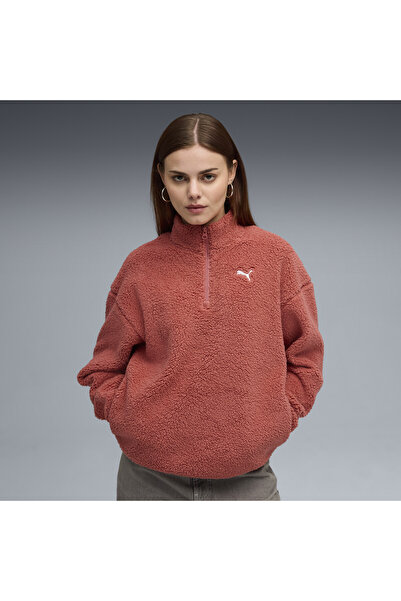 Puma Dámská mikina Essentials Elevated Comfort Half-Zip Crew