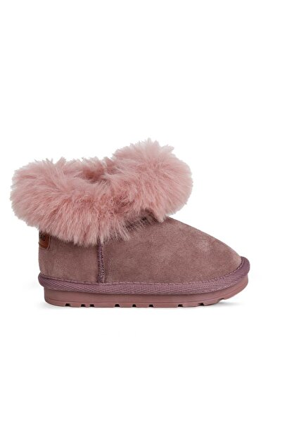 BUCKHEAD Slide BUCK3062-BH009 Kürklü Çocuk Botu - Toz Pembe