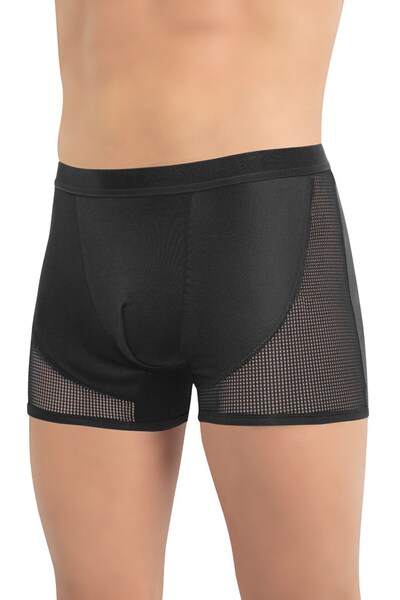 Just inner Ανδρικό μπόξερ με δίχτυ (96% Micro Modal - 4% Elastane)