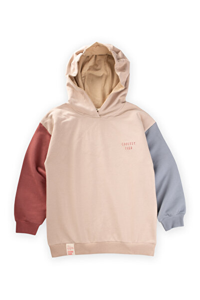 Cigit Многоцветна блуза 5-12 години Бежов