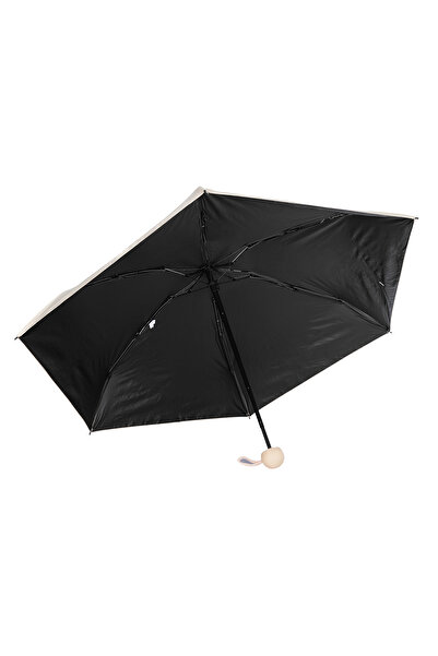 Wexta Çanta Boy UV 50 Kapsül Düz Renk 50 cm Şemsiye Kremrengi Taş Rengi