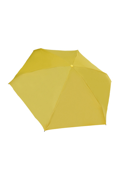 Wexta Çanta Boy UV 50 Kapsül Düz Renk 50 cm Şemsiye Sarı