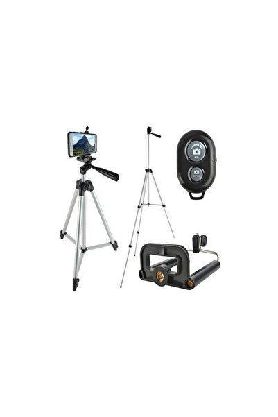 OEM Adjustable Tripod Stand (45-133 cm) for Phone with Bluetooth Remote