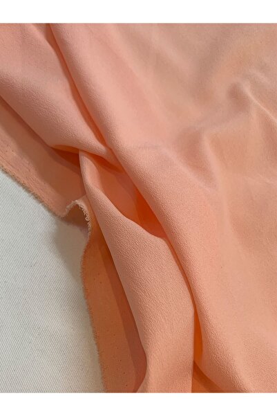 Yiğit Kumaş Thin Crepe Fabric Salmon Color