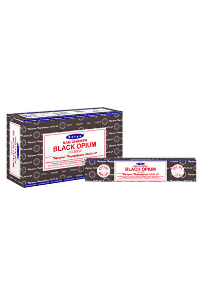 Satya Incense Betisoare Naturale Parfumate Black Opium 15g, Satya (12-15 Buc.)