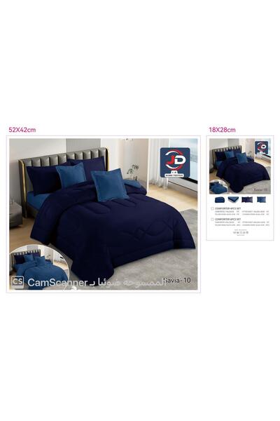 Ropi Plain double bed sheet, 6 pieces