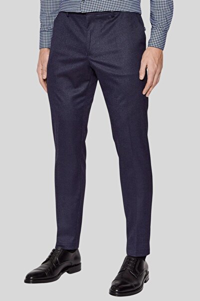 BOSS Erkek Slim Fit Fermuarlı Pantolon Lacivert