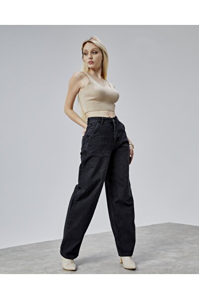 BEJNA Γυναικείο παντελόνι τζιν σκατερ