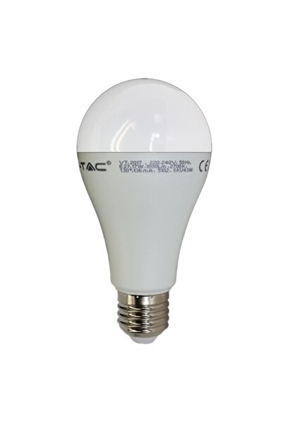 V-TAC LED Bulb 17W E27 A65 Neutral 4000K