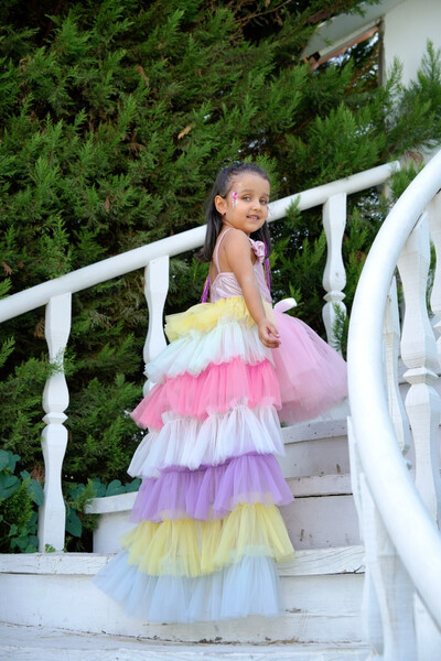 DUCA KIDS Unicorn Renkli Tül Kuyruk | Güneş ışığı