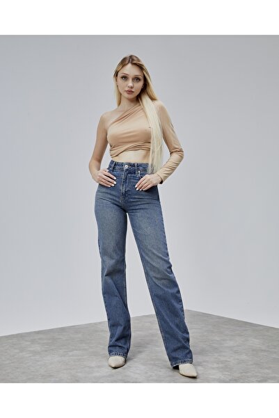 BEJNA Blugi pentru femei cu croiala dreaptă