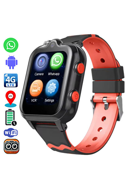 Wingereich Ceas Smartwatch pentru Copii 4G, GPS, Apel Video HD, WhatsApp, Cameră Duală și Buton SOS