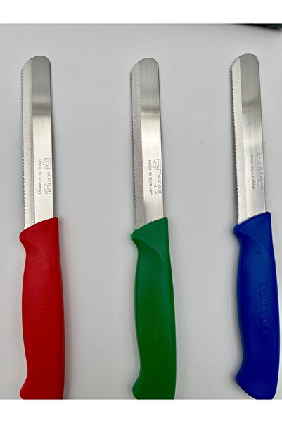 Solingen Orijinal Ritter Micro 3 Adet Doğrama Bıçağı Kırmızı-Yeşil-Mavi