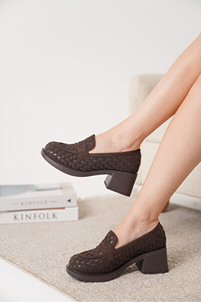 Cananın Pabuçları NEW 81-07 KALIN TOPUKLU LOAFER