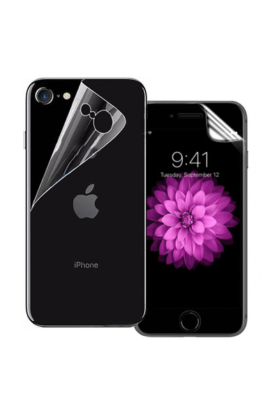 Optim Solution Set Folie Spate-Fata pentru Apple iPhone 8+ Plus, Silicon Hydr...