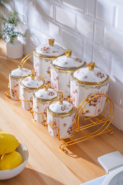 ACAR Sahar 7 Piece Spice Rack Set with Stand